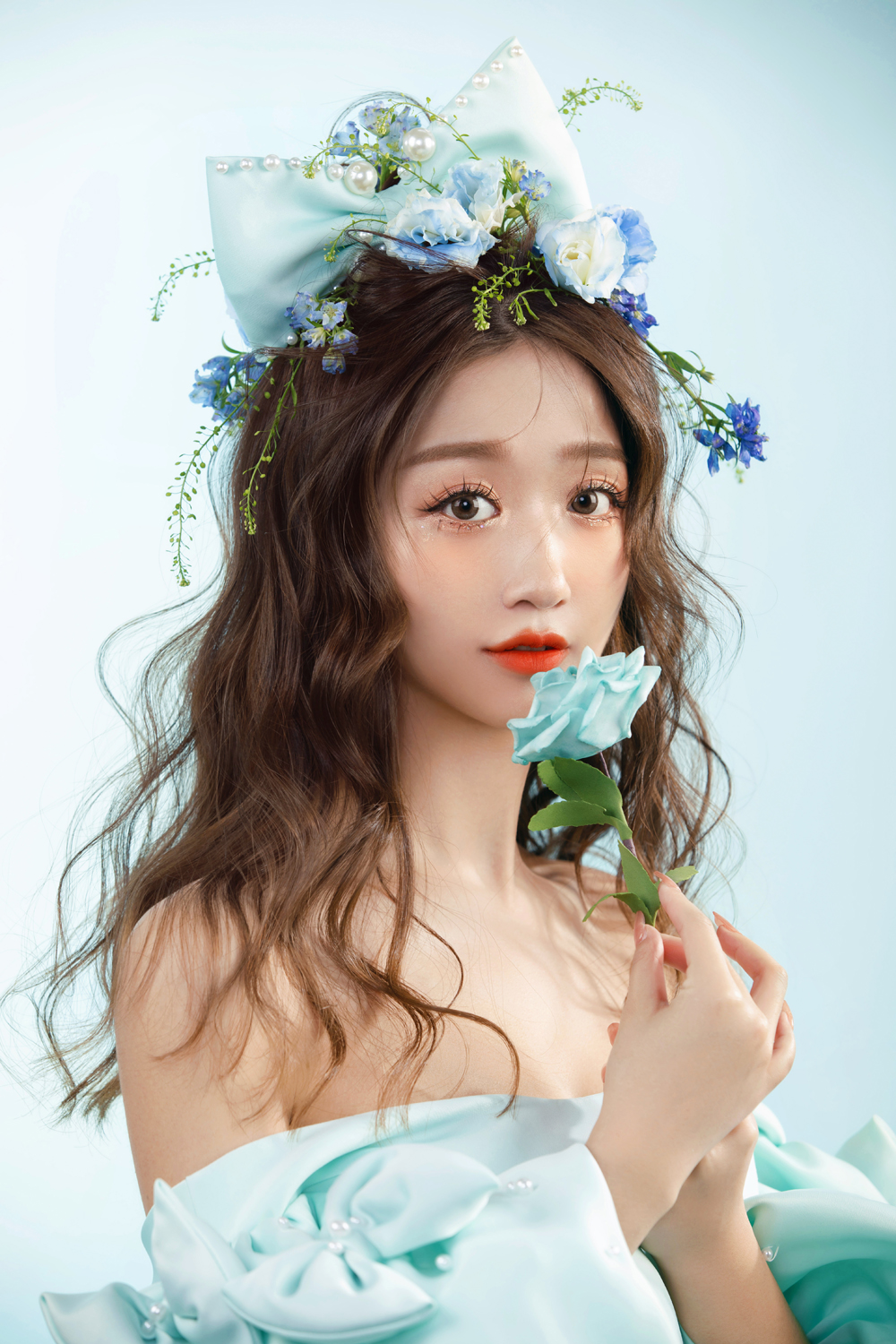 初夏的藍風鈴 夢幻輕靈少女