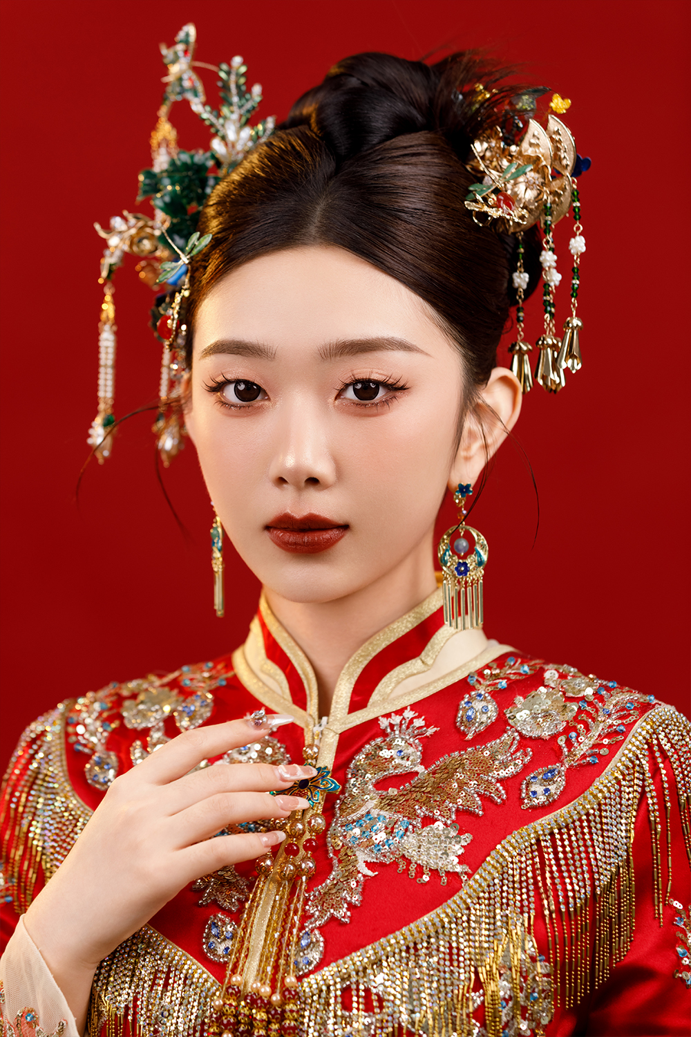 國風佳人&一眼淪陷紅色秀禾造型三款